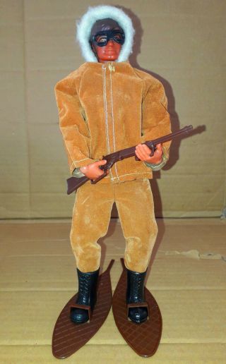 Vintage 70 " S Big Jim Mattel 8864 Arctic Explorer / Patrol Action Figure Loose