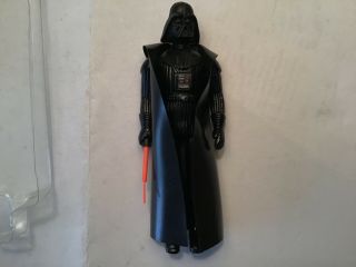 Star Wars Vintage Figure Darth Vader Hk Coo With Lightsaber Marked Ff