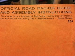 Eldon Official Road Racing Guide and Assembly Instructions 32 Page Pamphlet USA 2