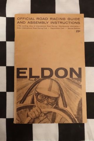 Vintage Eldon Official Road Racing Guide & Assembly Instructions Booklet