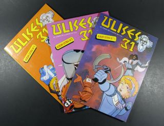 1982 Cebra Ulises 31 (ulysse 31) Tv Series Full 3 X Extra Albums Spanish Comics