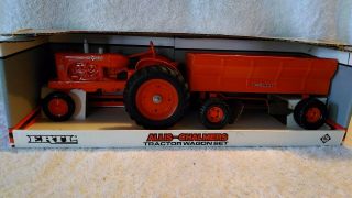 1989 Ertl 1:16 Scale Die - Cast Allis - Chalmers Deutz - Allis Tractor Wagon Set