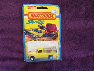 1976 Matchbox Superfast 57 Wild Life Truck – In Package