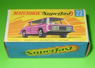 Matchbox Superfast / 22 Freeman Intercity Commuter / Boxed 1st Issue 2