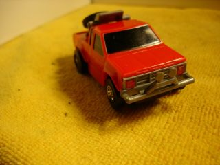 Off - Road Red Pickup Truck 1:43 Scale Slot Car