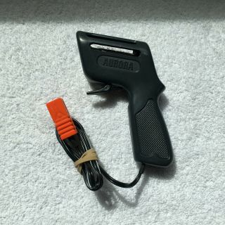 Aurora Afx Vintage Slot Car Speed Controller Gun Gray Orange Plug - In Wired