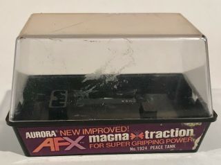 Vintage Aurora Afx Magna - Traction 1924 Peace Tank Display Cube Jewel Case Box