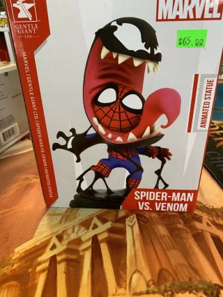 Venom & Spider - Man (animated Series) Statue