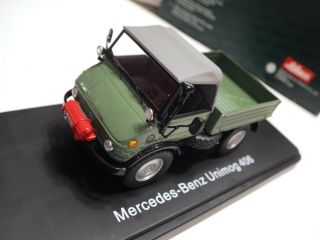 Schuco Miniaturmodelle 1:43 Mercedes - Benz Unimog 406 Germany Olive Green Nib