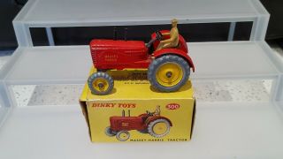 Vintage Dinky Toys 300 Massey - Harris Tractor.