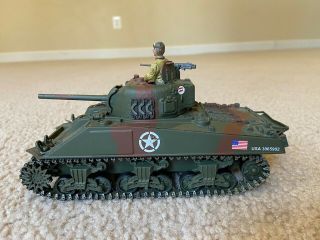 1:32 Unimax Forces Of Valor M4a3 Camouflaged Sherman Tank $1 Start
