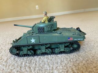 1:32 Unimax Forces Of Valor M4a3 Sherman Tank Ww2 Us Army $1 Start