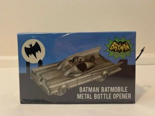 [new] 1966 Batman Classic Tv Series Batmobile Metal Bottle Opener With Magnet