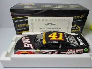 2014 Kurt Busch 41 Haas Chase For The Cup Autograph 1:24 Nascar Action Mib
