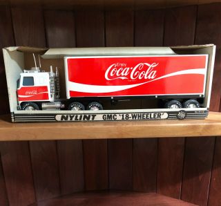 Coca Cola Gmc 18 - Wheeler Tractor - Trailer Truck - 20.  5 Inches Mfg By Nylint