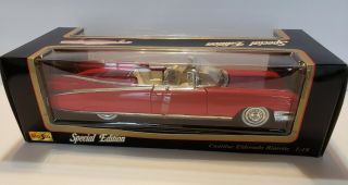 Maisto 1959 Cadillac Eldorado Biarritz Convertible 1:18 Scale Diecast Car Red