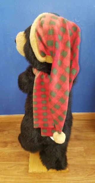 Dan Dee Collectors Choice Large Welcome Christmas Black Bear - Rare 41” Tall 4