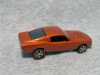 Hot Wheels Redline Custom Mustang,  Orange,  Louvered Rear Window