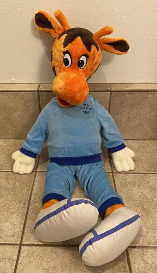 Rare Vintage 1980s Toys R Us Geoffrey Giraffe 34” Plush Stuffed Animal Plushie
