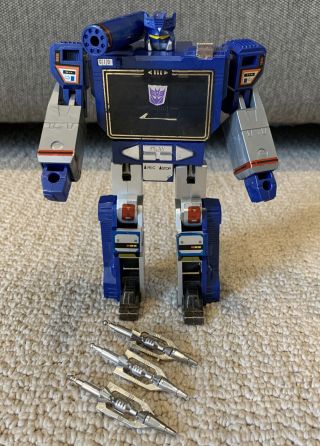 1984 Transformers G1 Soundwave With Accessories,  Almost Complete