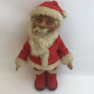 Vintage Steiff Toy Santa Claus 12 " 1950 