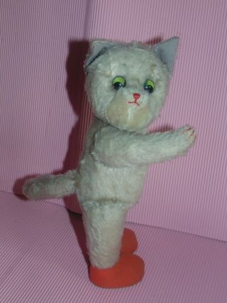 Rare Ancien Grand Chat Kersa Allemagne 31 Cm Ours Teddy Bear Articules