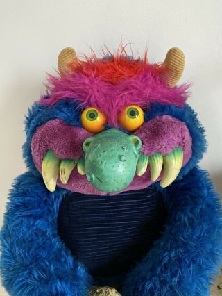 Vintage 1986 My Pet Monster Large 24 " Toy No Cuffs Amtoy 80s Stuffed Animal