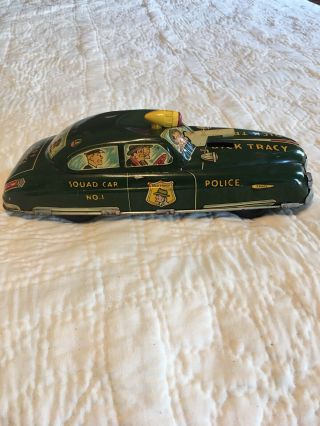 Vintage 1950’s Marx Tin Litho Dick Tracy Friction Car