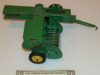 Vintage 1950s Ertl Eska John Deere Pressed Steel Hay Baler Farm Toy Implement