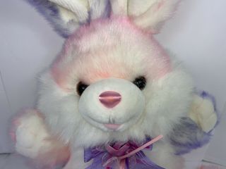 Dan Dee Collectors Choice Bunny Rabbit Plush Pink Purple Pastel Hoppy Hopster 3