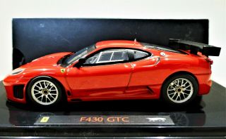 1/43 Hot Wheels Elite Ferrari F430 Gtc In Red.  And Boxed.  P9950