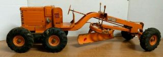 Vintage Adams Motor Gradar Diesel Doepke Model Toy Orange Road Construction