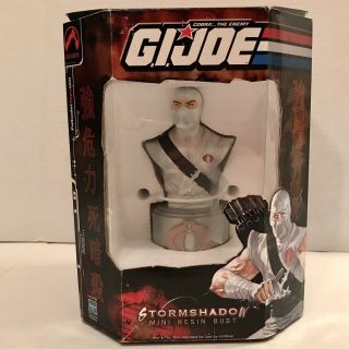 G.  I.  Joe Storm Shadow Mini Resin Bust Palisades Toys Limited Edition Of 4500