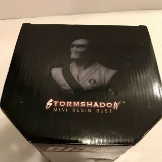 G.  I.  Joe Storm Shadow Mini Resin Bust Palisades Toys Limited Edition Of 4500 2