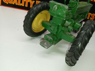 Vintage Carter Eska Ertl John Deere 60 Tractor 1:16 Scale Diecast Metal Rims Usa