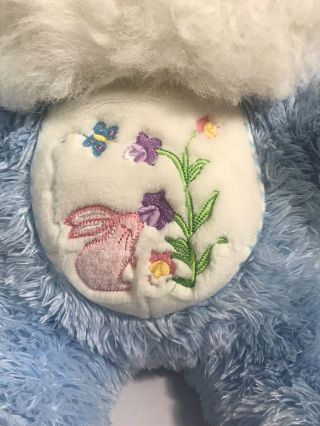 Dan Dee Hoppy Hopster Blue With White with Belly Easter Bunny Rabbit Plush 28” 3
