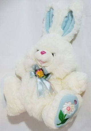 Tb Trading Bunny Rabbit Plush Hoppy Hopster Easter Pastel By Dandee Silk Flowers