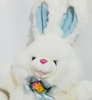 TB Trading Bunny Rabbit Plush Hoppy Hopster Easter Pastel by Dandee Silk Flowers 3