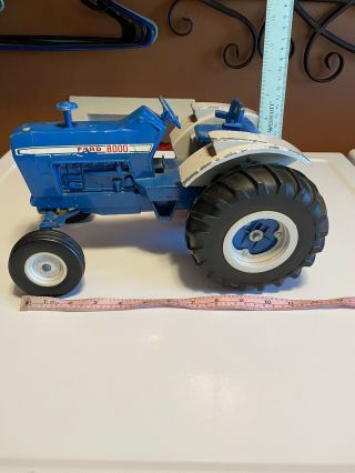 Vintage Ford 8000 Toy Tractor - Blue / White
