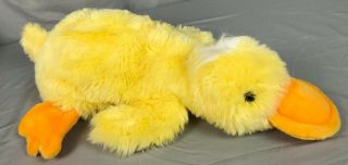 Charter Club Yellow,  Orange & White Large Duck Stuffed Animal Plush 22 
