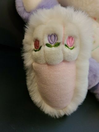 Dan Dee Collectors Choice Bunny Rabbit Plush Pink Purple White Hoppy Hopster 24 