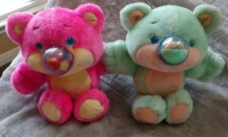 Playskool Nosy Bears - Guppy Jumping Dolphins & Funsy Balloon Bear 1987