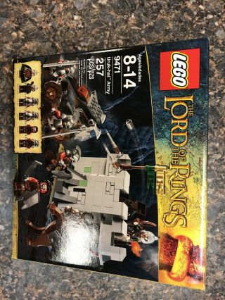Lego The Lord Of The Rings 9471 Uruk - Hai Army W/ Eomer Rohan Soldier - Nisb Rare