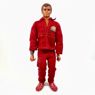 Vintage 1973 Kenner Six Million Dollar Man Action Figure Bionic Grip W/ Outfit