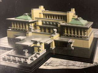 Lego Architecture Imperial Hotel 21017 Japan Frank Lloyd Wright Retired