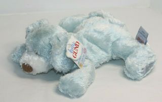 Baby Gund Blue My First Puppy Dog Plush 58250 Stuffed 8 " Soft Toy Satin W/tags