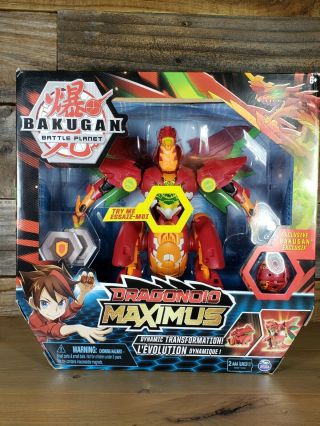 Bakugan Battle Planet Dragonoid Maximus Action Toy Transforming Figure
