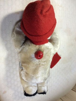 Vintage Knickerbocker Toy Co.  Inc.  Plush Snowman red hat& scarf ultra rare EC 2