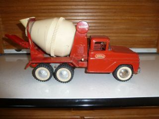 Vintage Tonka Toys Presses Steel Cement Mixer Truck 1960 