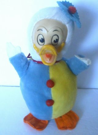 Vtg Rubber Face Donald Duck Stuffed Plush Toy Walt Disney Gund Swedlin Htf